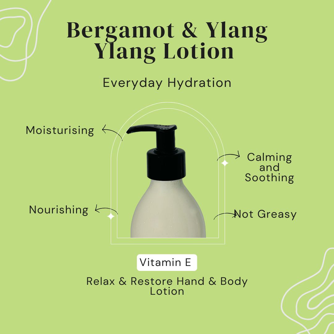 Bergamot and Ylang Ylang Hand and Body Lotion with Vitamin E
