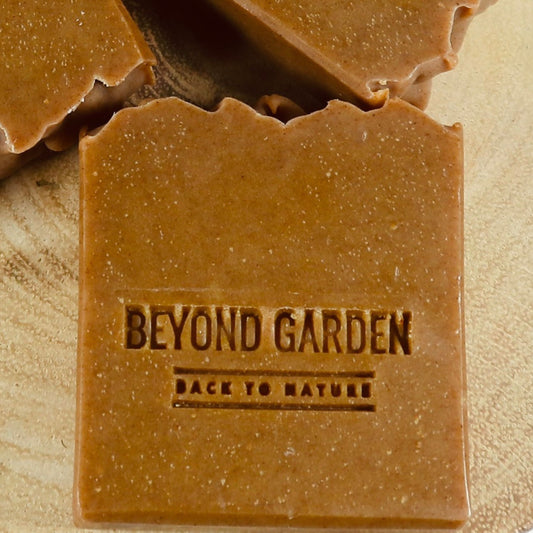 turmeric soap front  showing logo